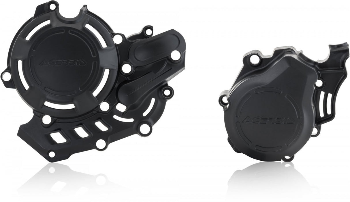 ACERBIS X-POWER ENGINE PROTECTORS SXF FC 450 EXCF FE 450 500 501 BLACK