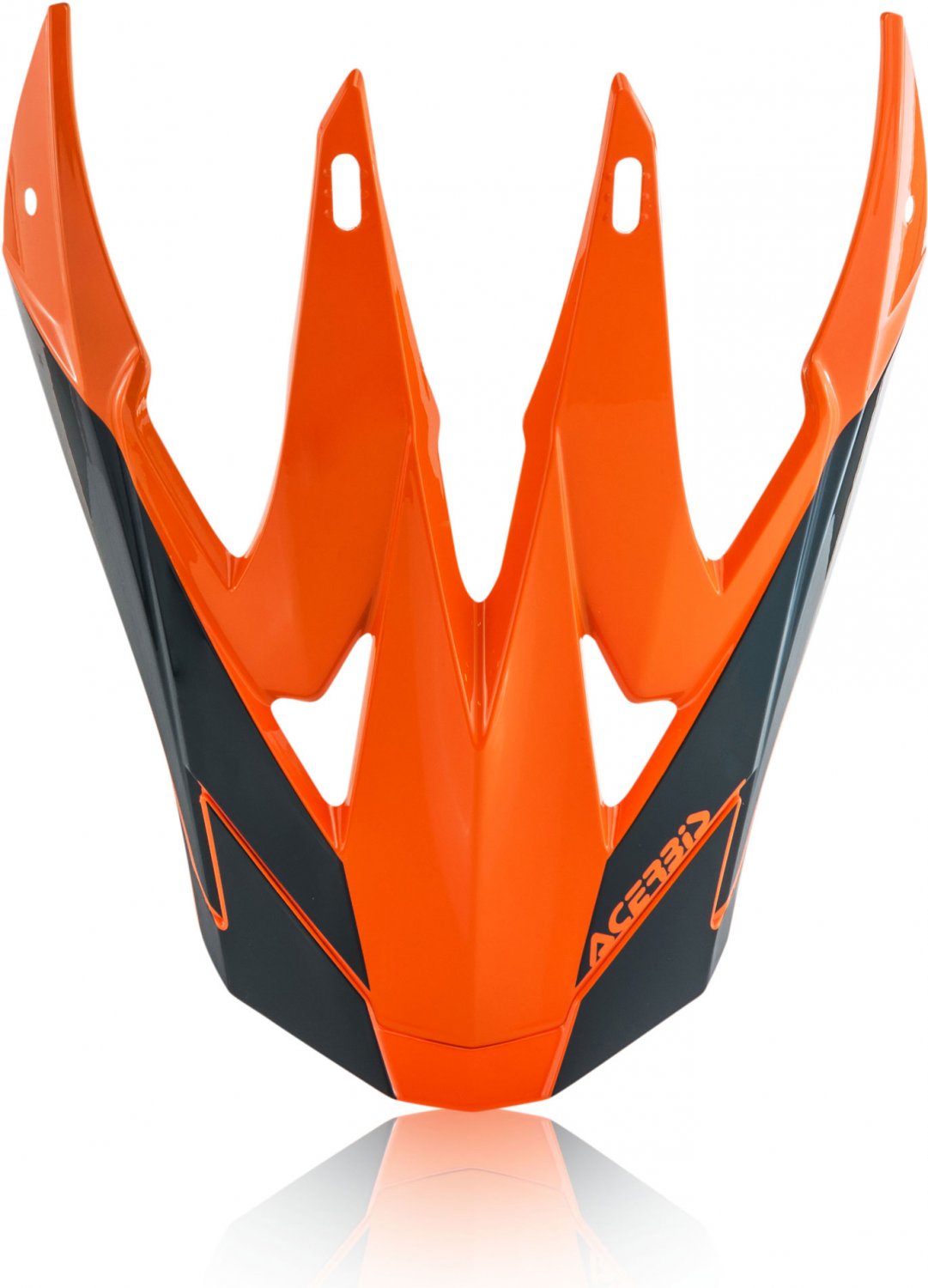 ACERBIS HELMET VISOR X-RACER VTR ORANGE GREY