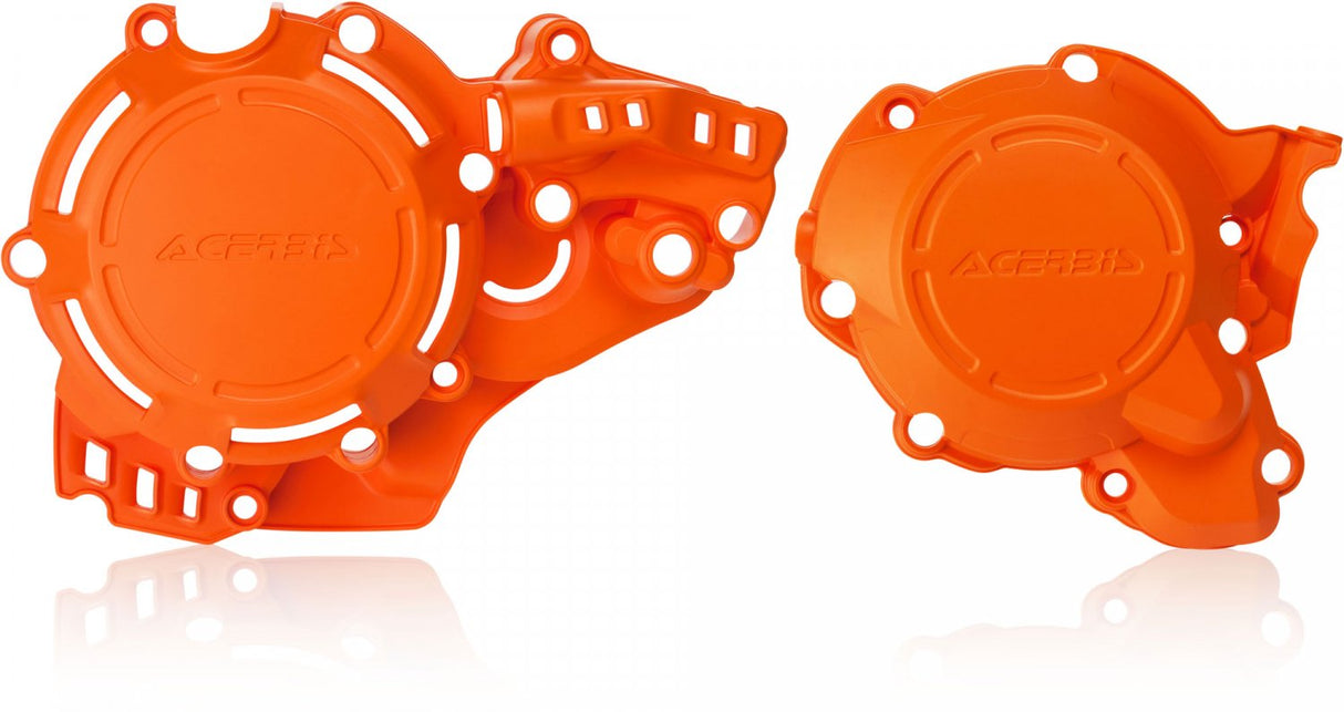 ACERBIS X-POWER ENGINE PROTECTORS SX 250 16-18 EXC 250 300 17-19 ORANGE