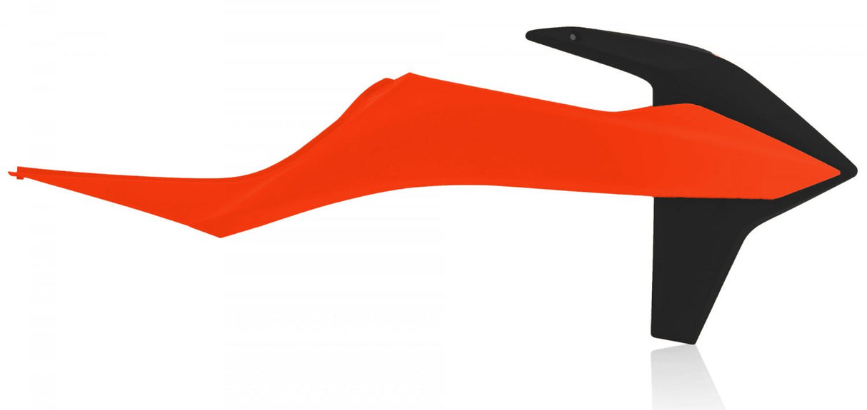 ACERBIS RADIATOR SHROUDS SX-F 19-22 EXC-F 20-23 BLACK ORANGE