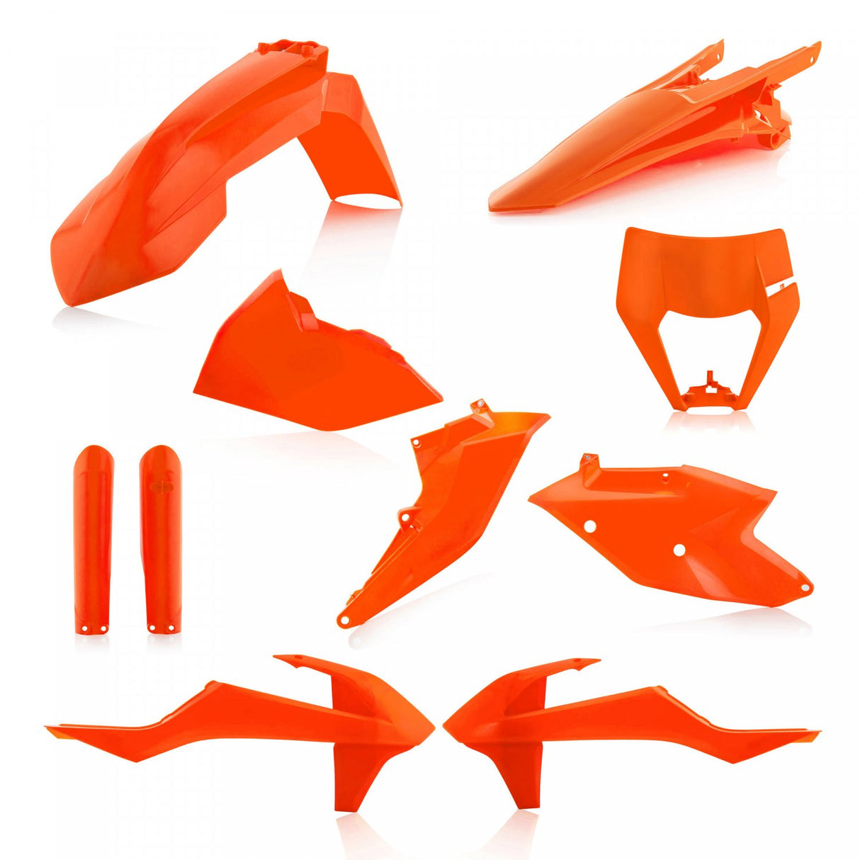 ACERBIS PLASTIC KIT KTM EXC EXCF 17-19 ORANGE