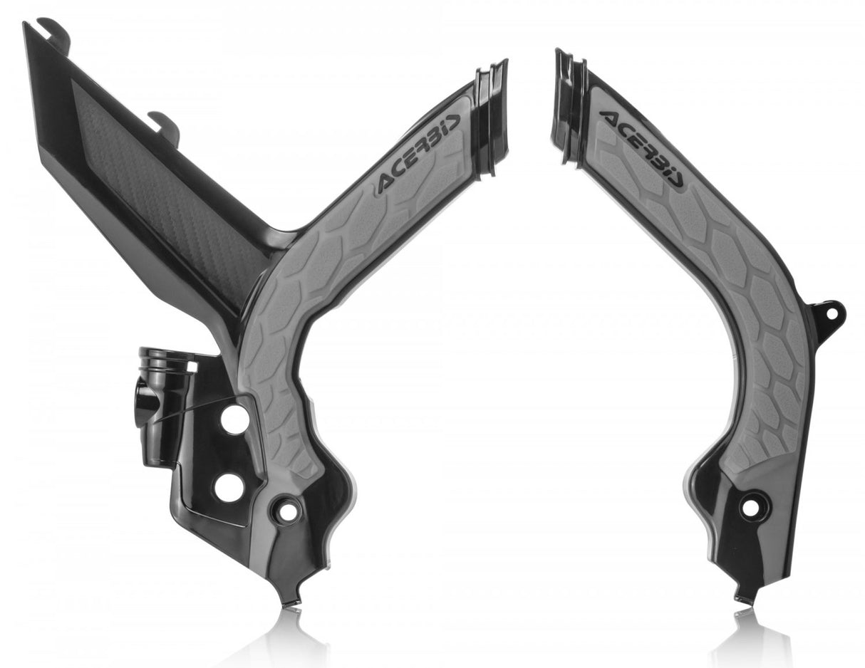 ACERBIS X-GRIP FRAME GUARDS KTM SX SXF 19-22 BLACK GREY