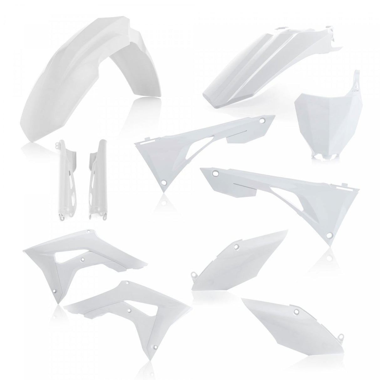 ACERBIS PLASTIC KIT HONDA CRF 250 19-21 450 19-20 WHITE