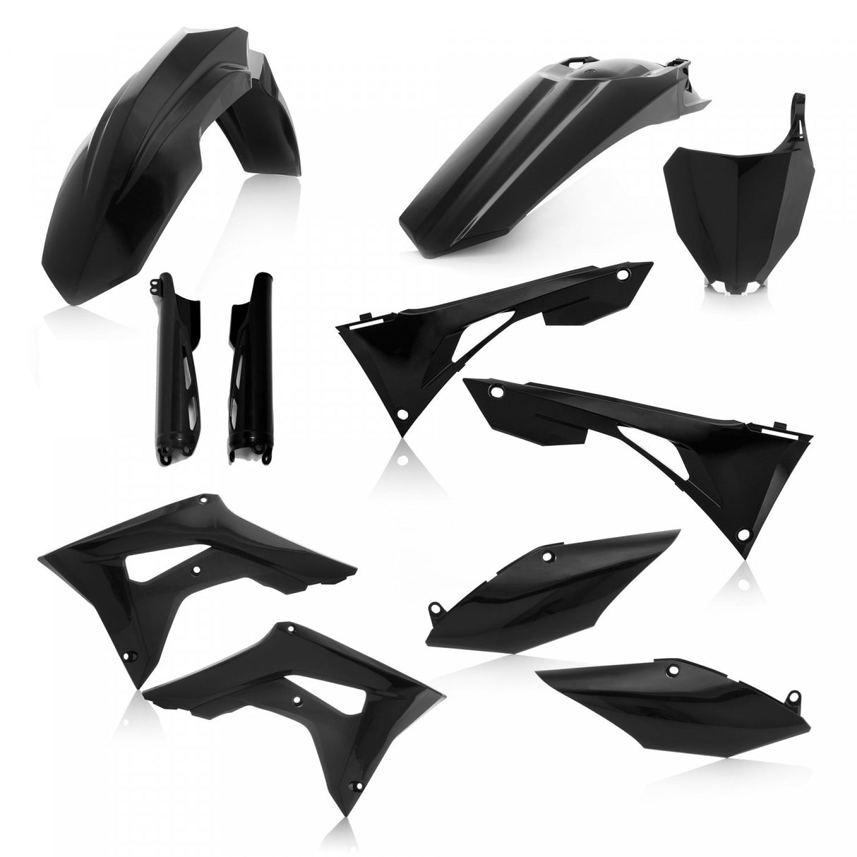 ACERBIS PLASTIC KIT HONDA CRF 250 19-21 450 19-20 BLACK