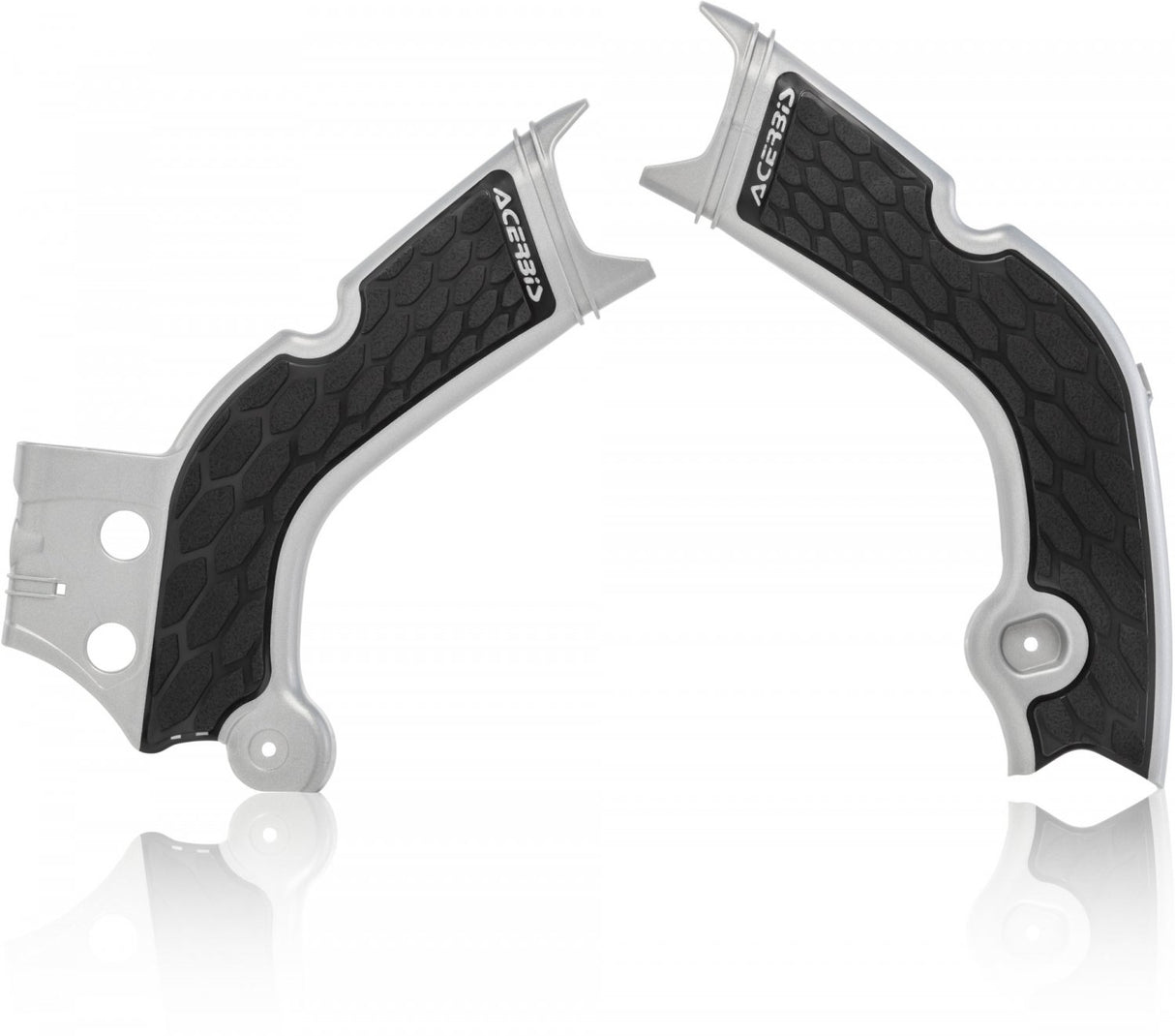 ACERBIS X-GRIP FRAME GUARDS CRF 250 20-21 450 19-20 SILVER-BLK