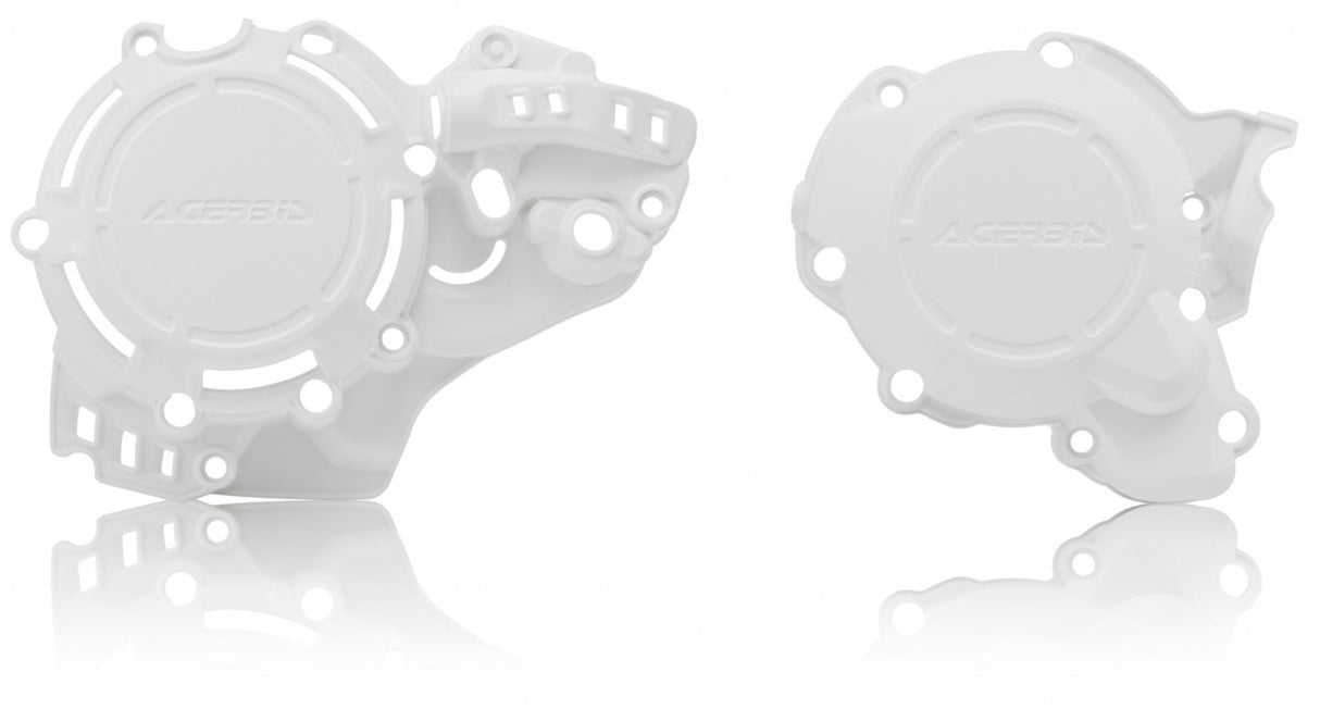 ACERBIS X-POWER ENGINE PROTECTORS SX TC 250 19-22 EXC TE 250 300 20-23 WHITE