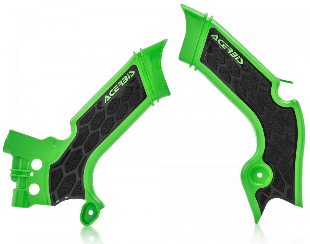 ACERBIS X-GRIP FRAME GUARDS KXF 250 21-23 450 19-23 GREEN BLK