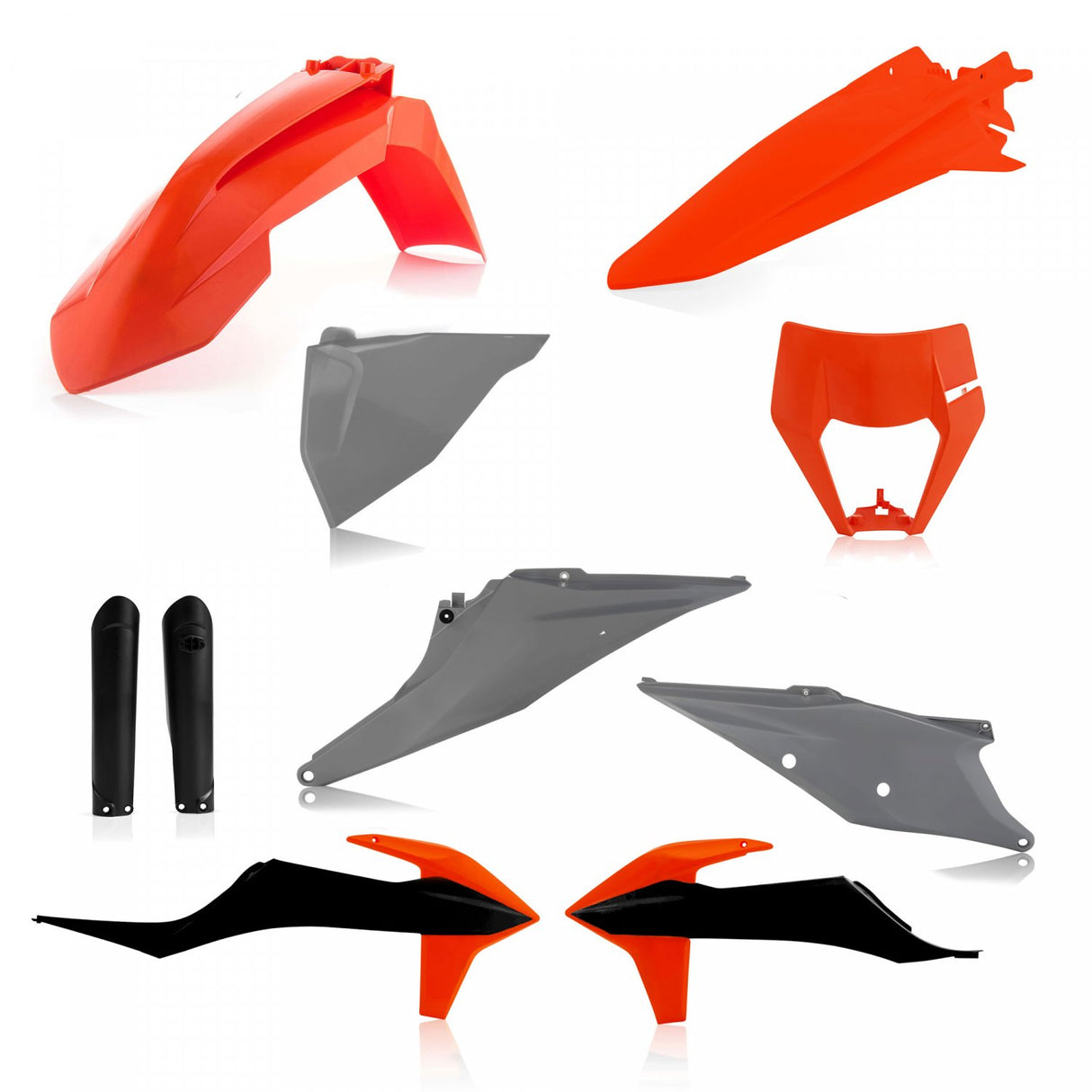 ACERBIS PLASTIC KIT KTM EXC EXCF 20-23 ORIGINAL 21