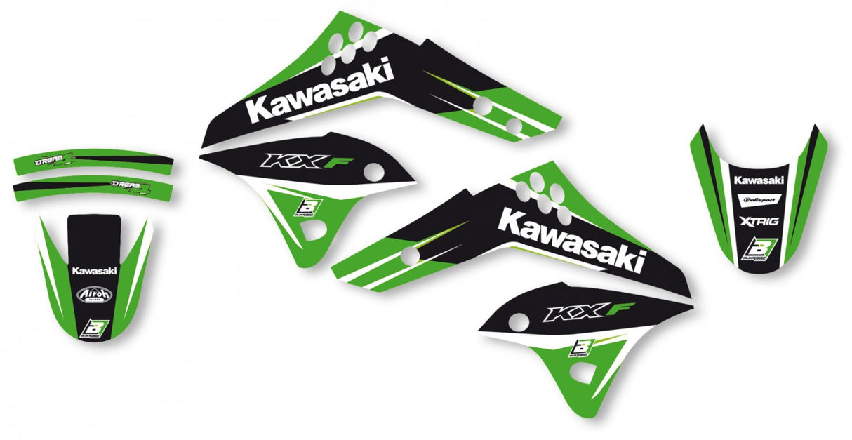 BLACKBIRD GRAPHICS KIT DREAM 4 KAWASAKI KXF 250 06-08