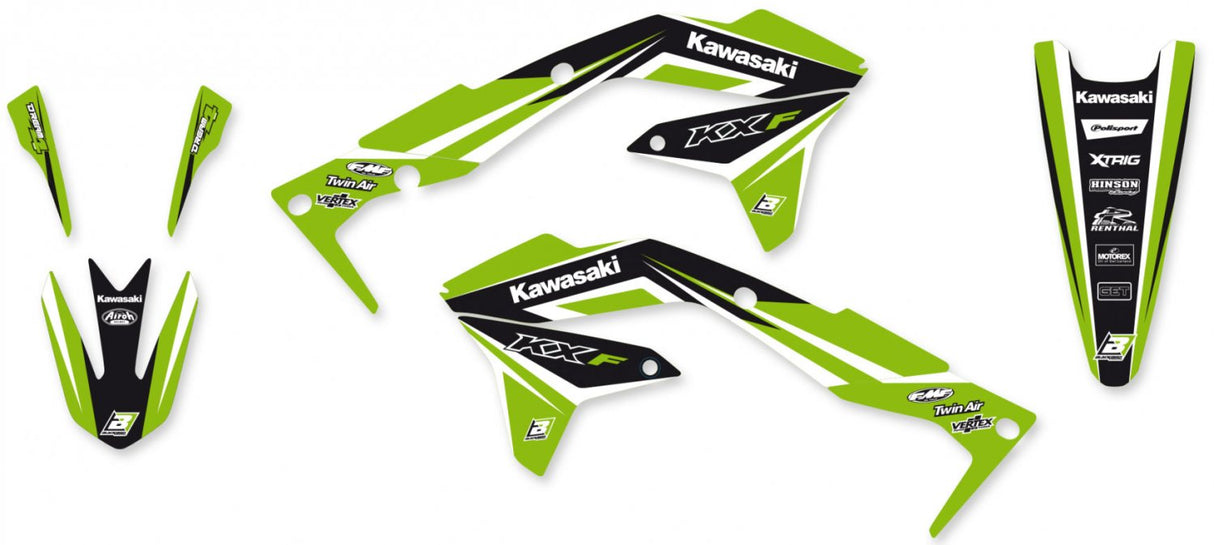 BLACKBIRD GRAPHICS KIT DREAM 4 KAWASAKI KXF 450 16-18