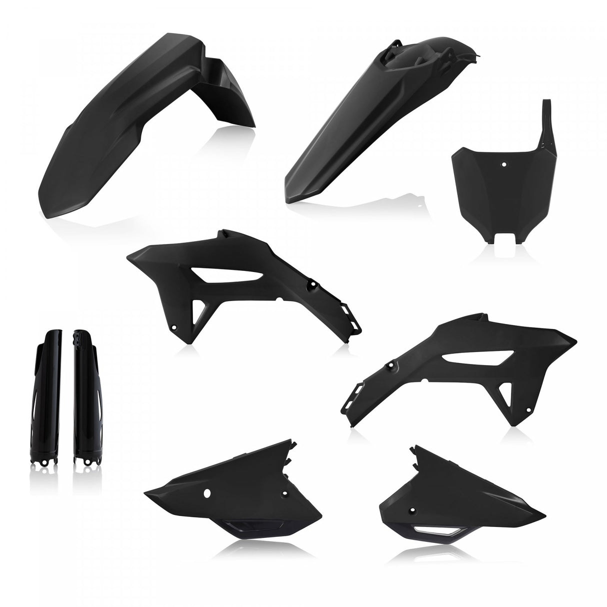 ACERBIS PLASTIC KIT HONDA CRF 250 22-23 450 21-23 BLACK