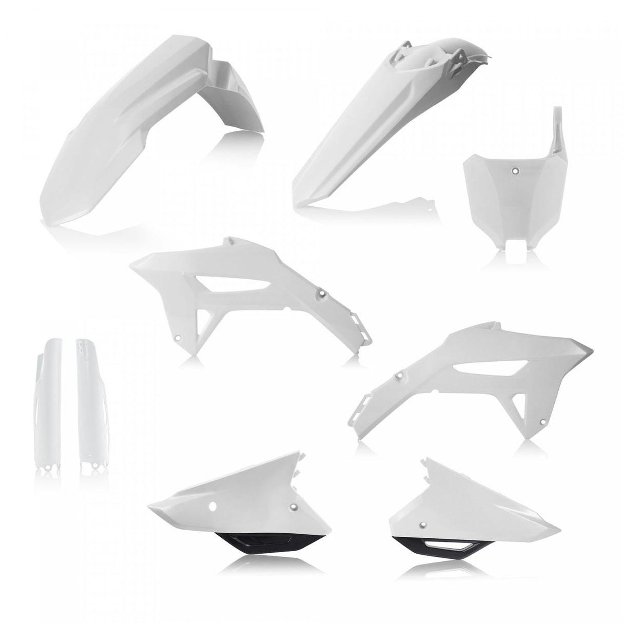 ACERBIS PLASTIC KIT HONDA CRF 250 22-23 450 21-23 WHITE/BLACK