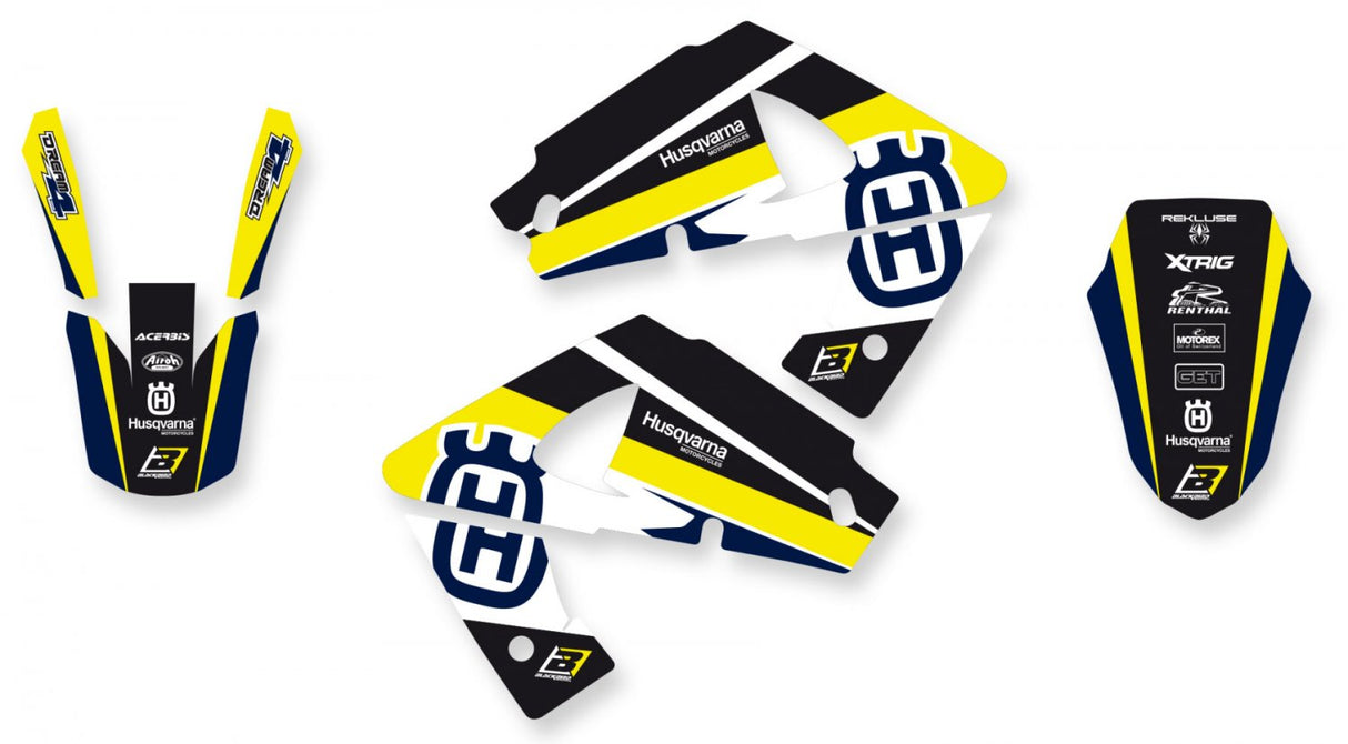 BLACKBIRD GRAPHICS KIT DREAM 4 HUSQ CR WR 00-05 TE TC 02-04