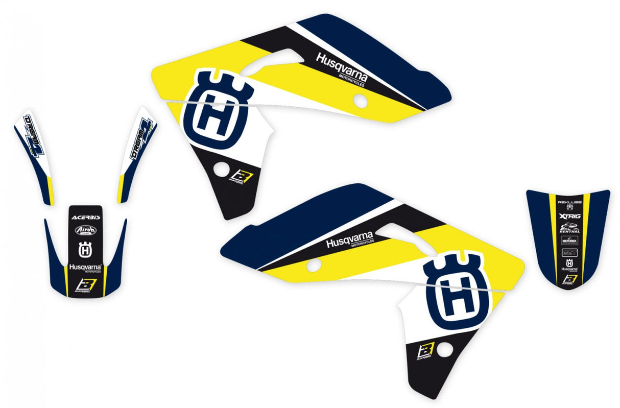 BLACKBIRD GRAPHICS KIT DREAM 4 HUSQVARNA TE TC 400-570 01-04