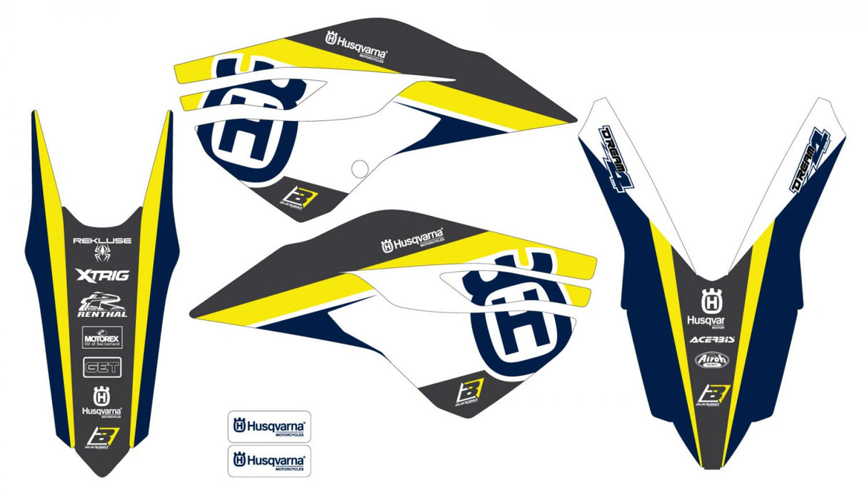 BLACKBIRD GRAPHICS KIT DREAM 4 HUSQ FC TC 14-15 FE TE 14-16