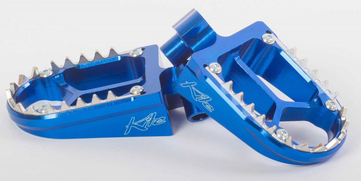 KITE FOOT PEG BILLET ALLOY KTM HUSQVARNA BLUE 16>