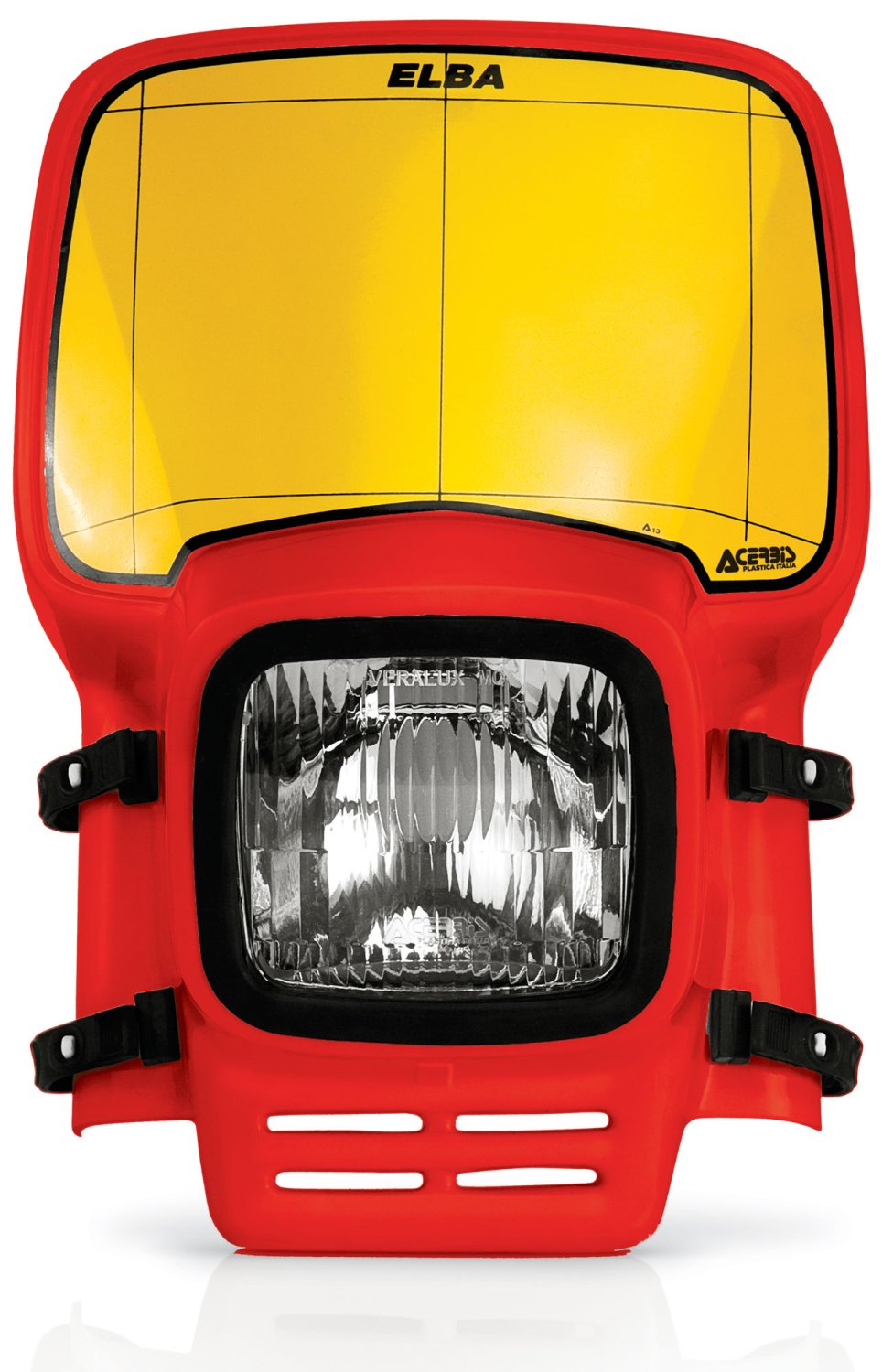 ACERBIS HEADLIGHT ELBA RED
