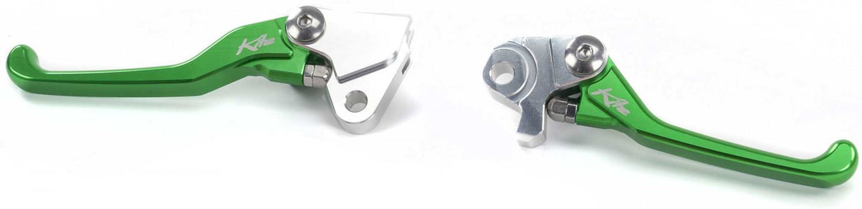 KITE FLEX LEVERS PAIR KAWASAKI KXF 13> GREEN