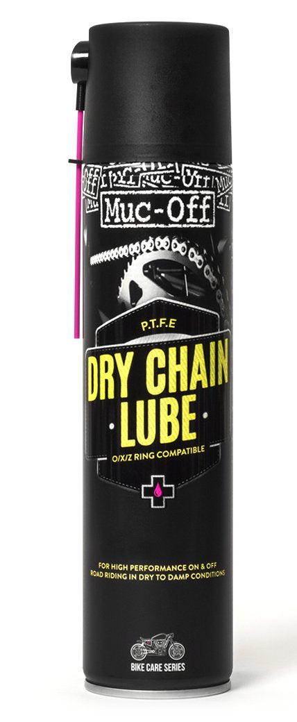 MUC-OFF MOTORCYCLE CHAIN LUBE DRY PTFE 400ml