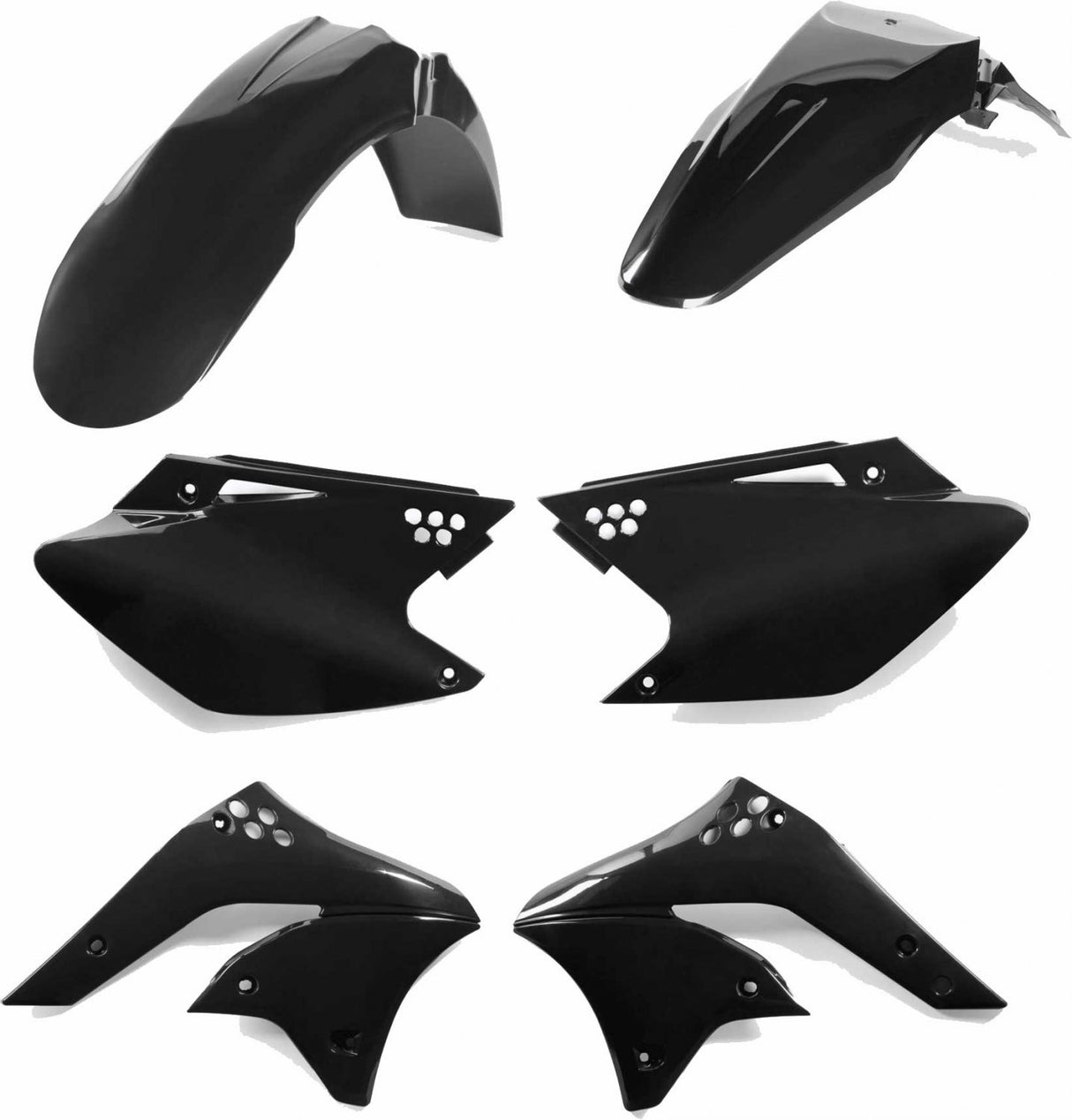 ACERBIS PLASTIC KIT KAWASAKI KXF 250 06-08 BLACK