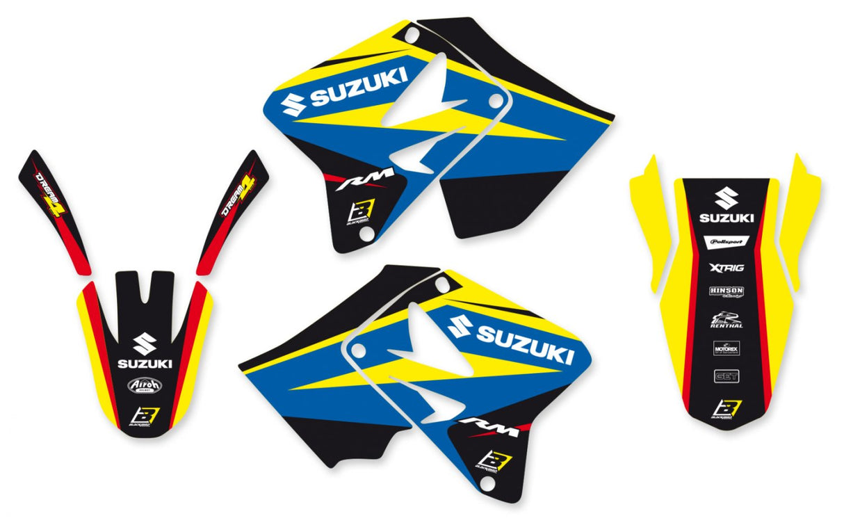 BLACKBIRD GRAPHICS KIT DREAM 4 SUZUKI RM 125 250 01-08