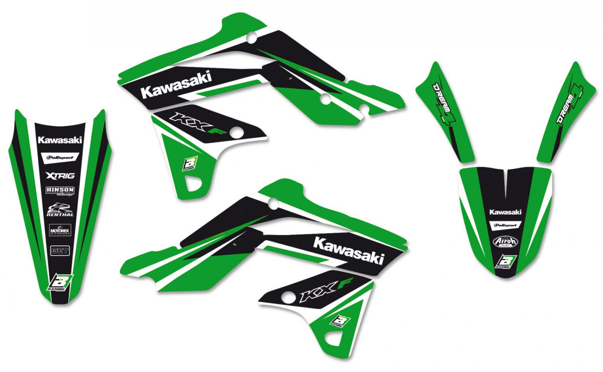 BLACKBIRD GRAPHICS KIT DREAM 4 KAWASAKI KXF 250 13-16