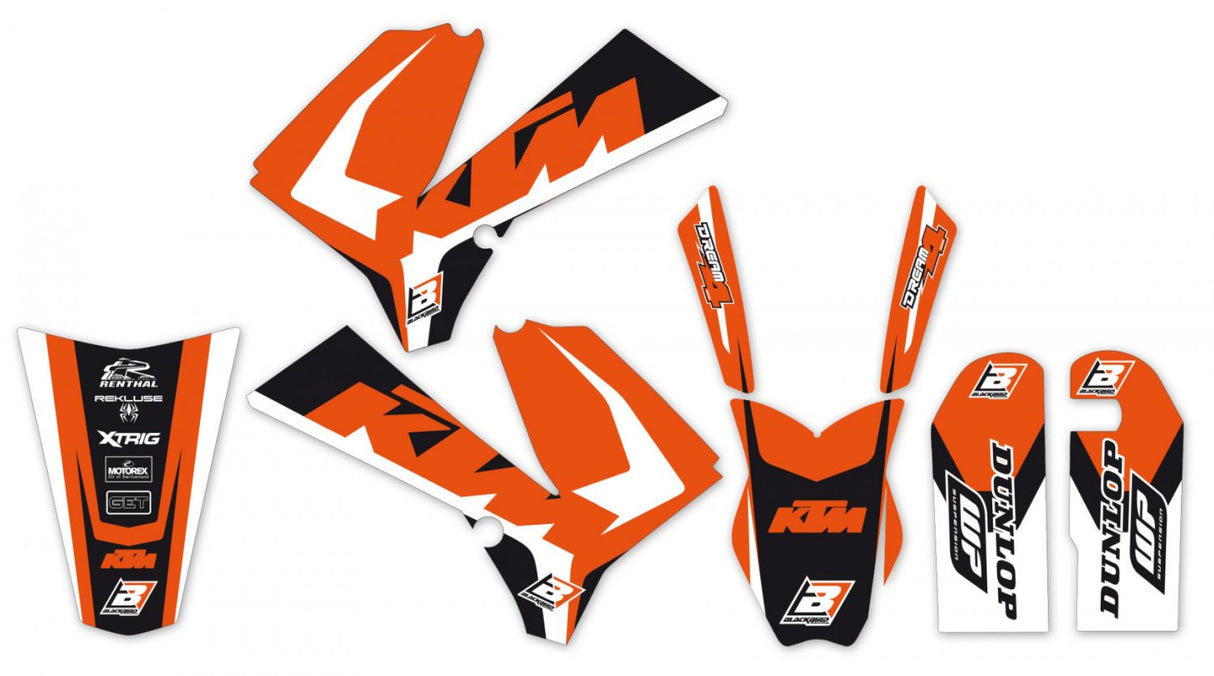 BLACKBIRD DECALS DREAM 4 KIT KTM SX 85 06-12