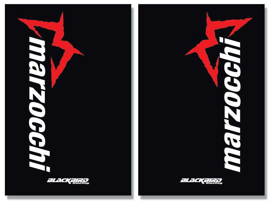 BLACKBIRD DECALS FORK MARZOCCHI BLACK