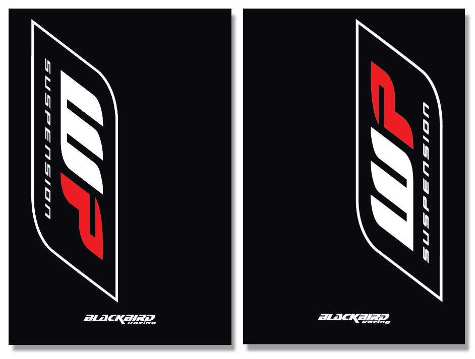BLACKBIRD DECALS FORK WP BLACK