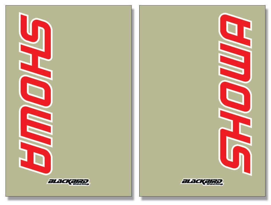 BLACKBIRD DECALS FORK SHOWA CLEAR