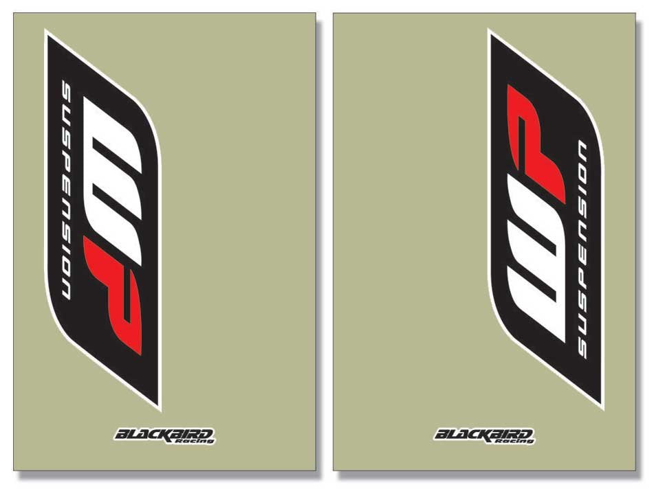 BLACKBIRD DECALS FORK WP CLEAR