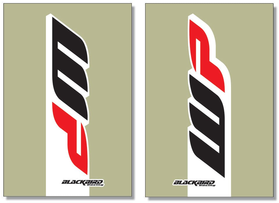 BLACKBIRD DECALS FORK WP 2017 CLEAR