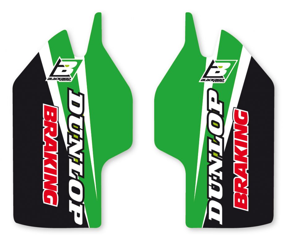 BLACKBIRD DECALS LOWER FORK D4 KXF 250 09-16 450 09-15