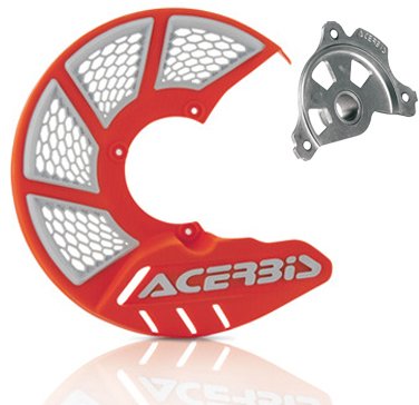 ACERBIS X-BRAKE MINI DISC COVER & MOUNT ORANGE WHITE SX TC 85 09-23