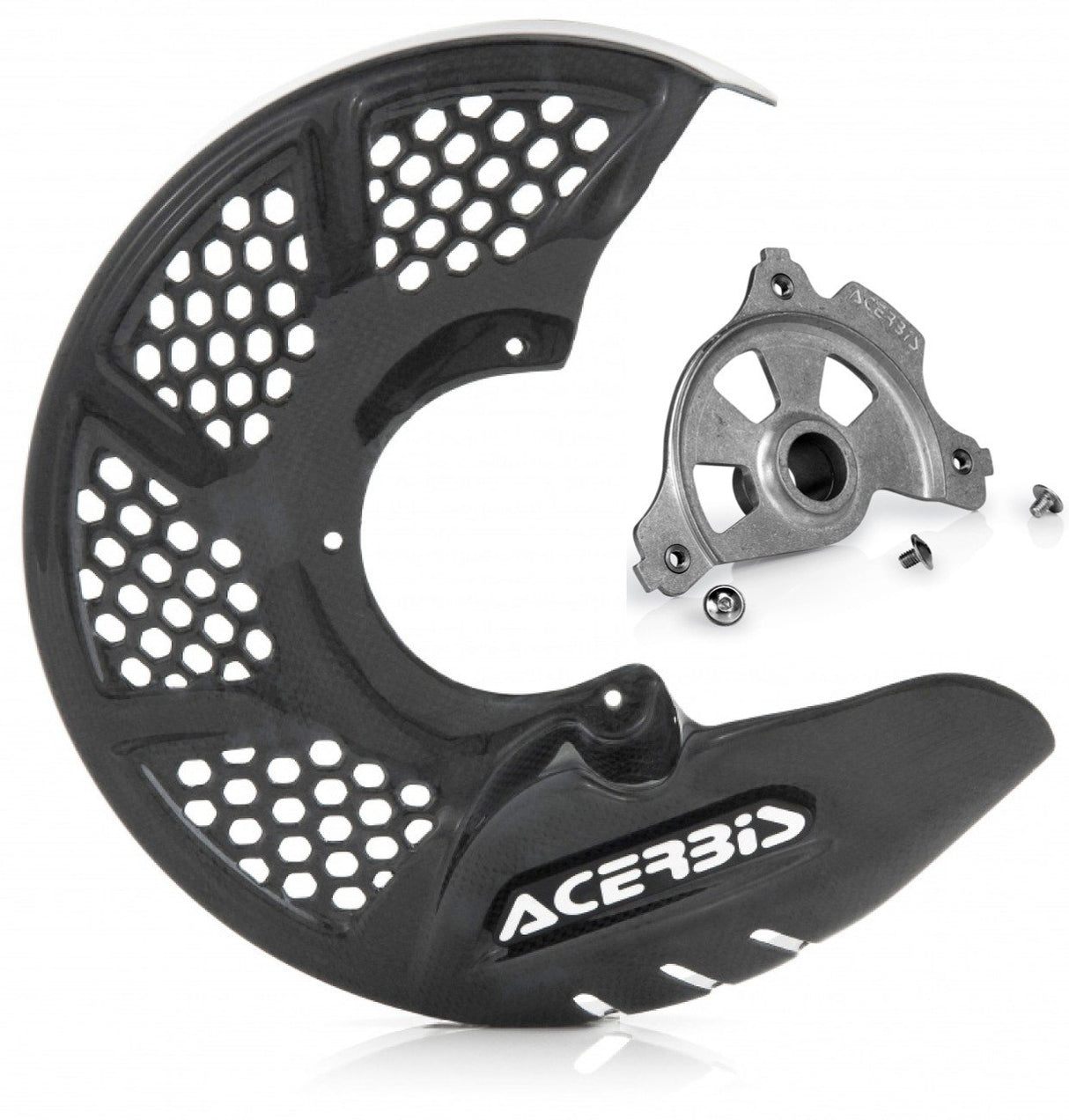 ACERBIS X-BRAKE 2.0 DISC COVER & MOUNT CARBON SHERCO EXPLORER FORK 17-23