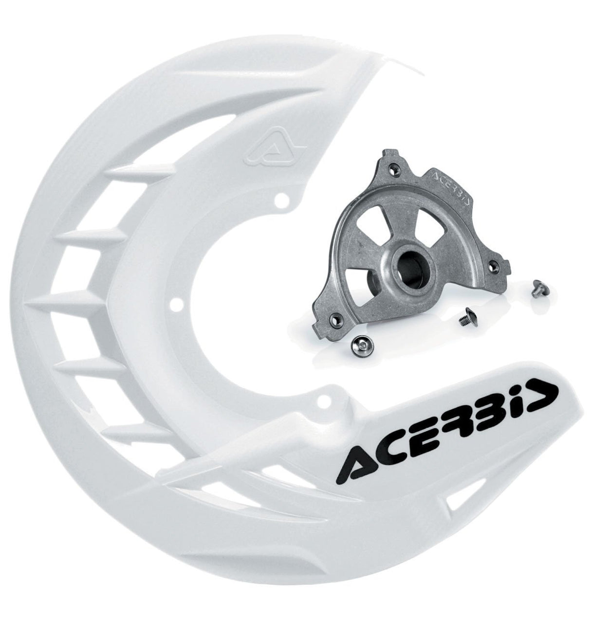 ACERBIS X-BRAKE DISC COVER & MOUNT WHITE SX SXF 15-23 EXC EXCF 16-23