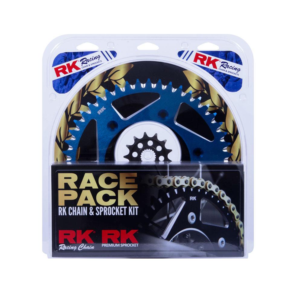 PRO PACK - RK CHAIN & SPROCKET KIT GOLD+BLUE 13/48 HUSQ FC250/450 14-23