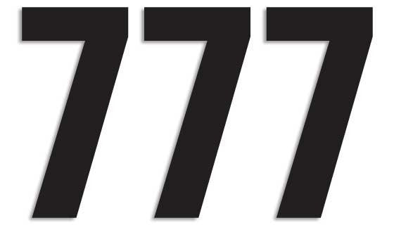 BLACKBIRD NUMBERS THREE SERIES 3PK 13x7cm Black 7