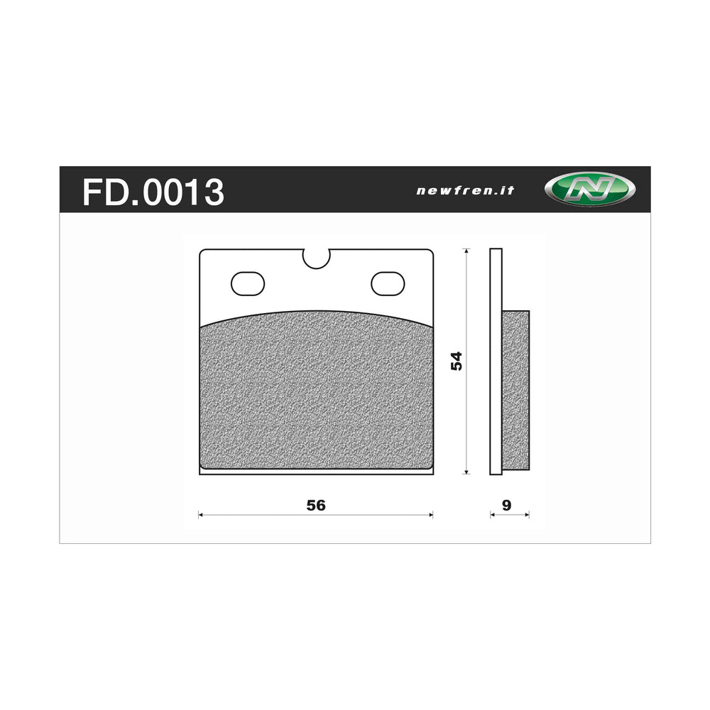 Newfren Brake Pads - Touring Organic