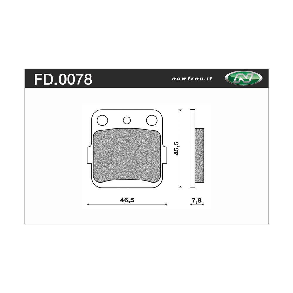 Newfren Brake Pads - Off Road Dirt Organic
