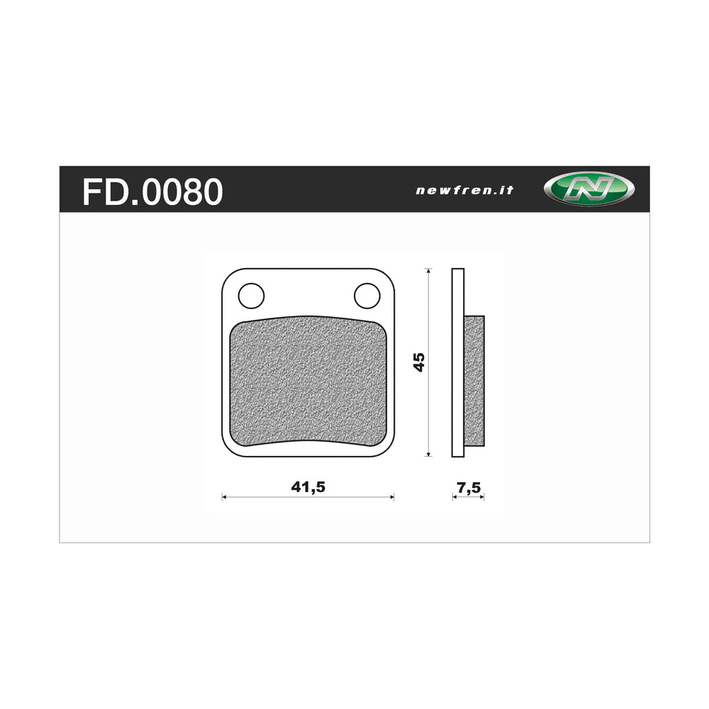Newfren Brake Pads - Off Road Dirt Organic