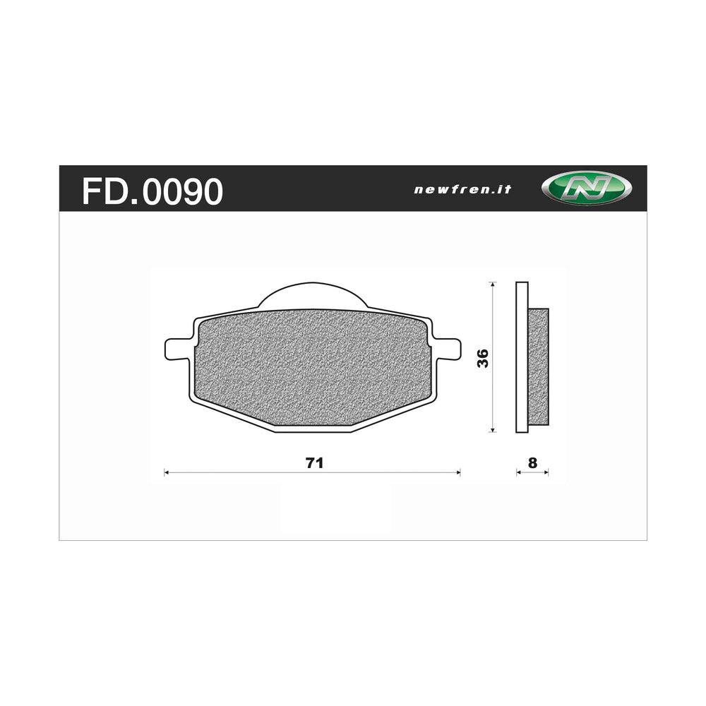 Newfren Brake Pads - Off Road Dirt Sintered