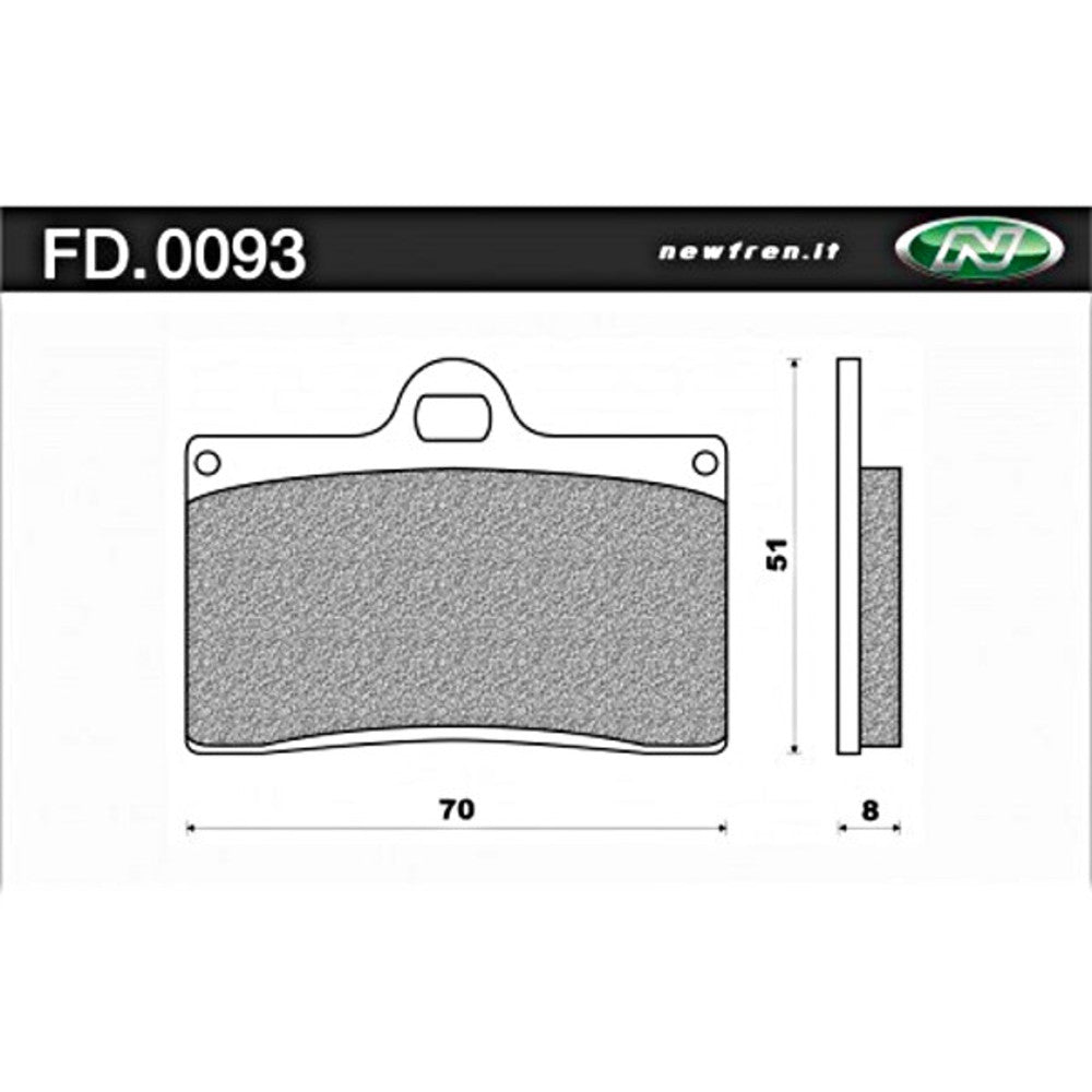 Newfren Brake Pads - Road TT PRO Sintered