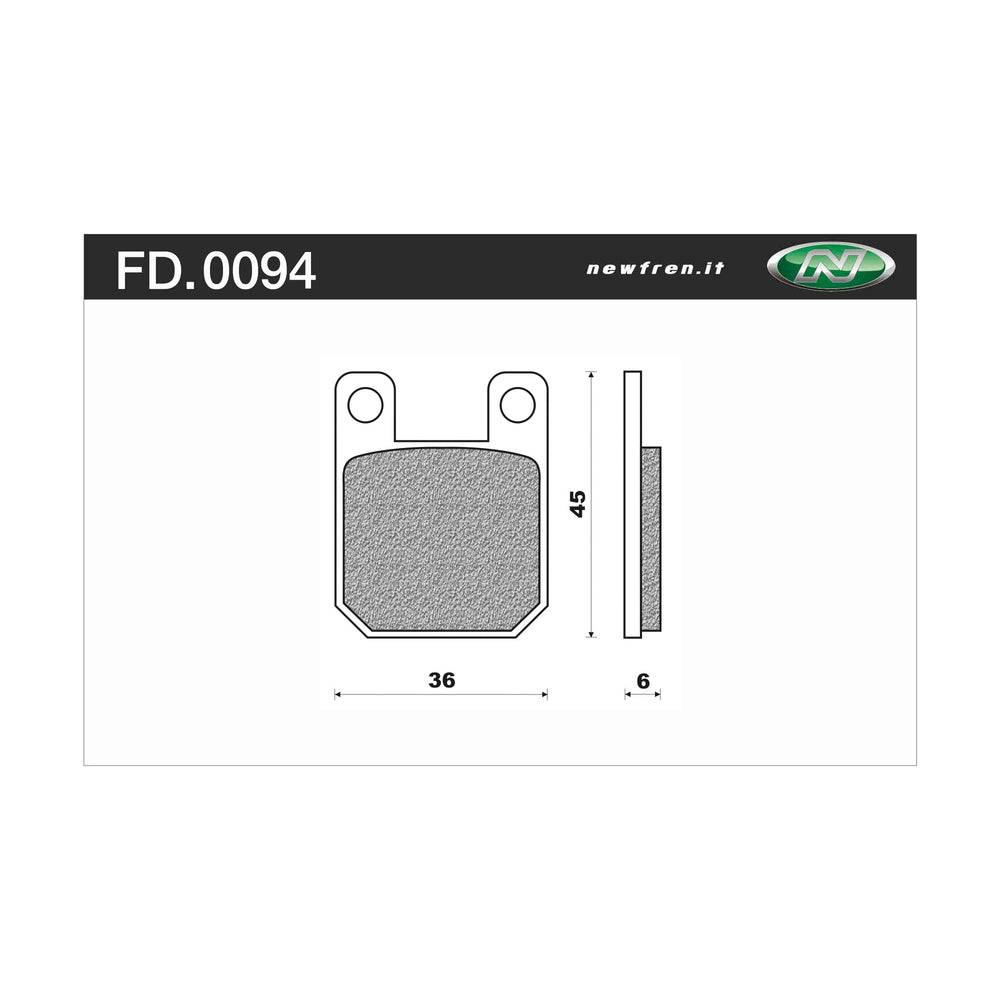Newfren Brake Pads - Off Road Dirt Organic