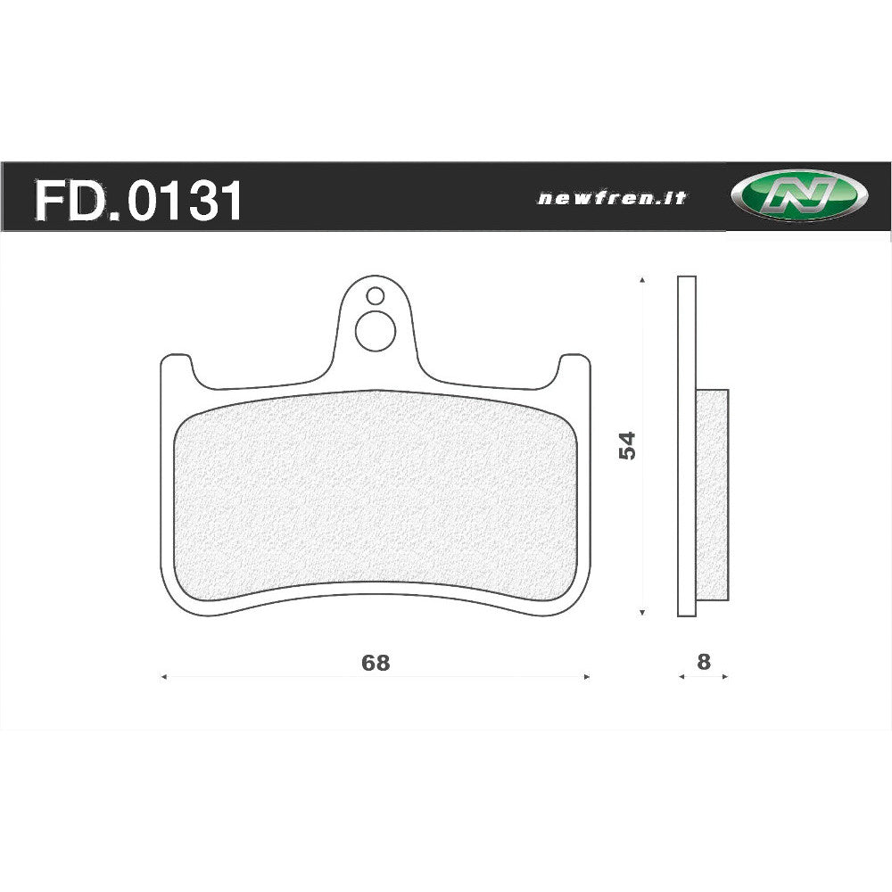 Newfren Brake Pads - Touring Organic