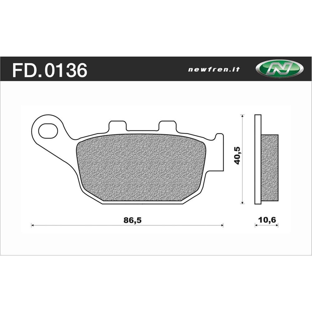 Newfren Brake Pads - Touring Sintered