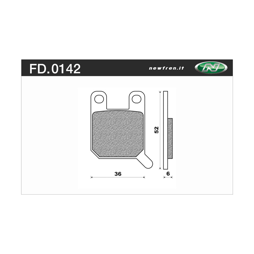 Newfren Brake Pads - Off Road Dirt Organic