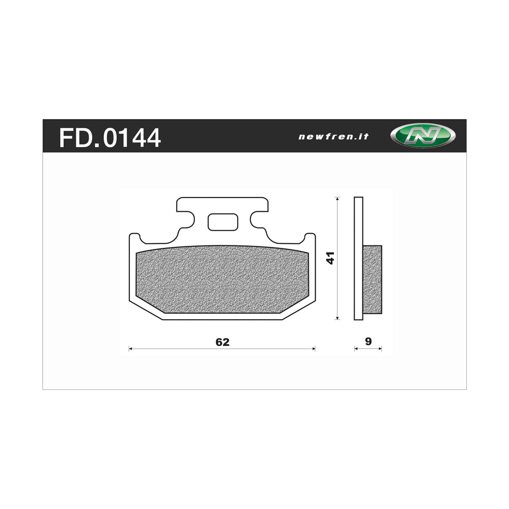 Newfren Brake Pads - Off Road Dirt Organic