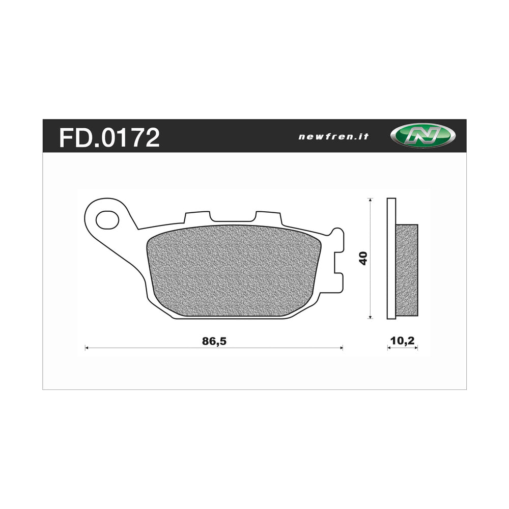 Newfren Brake Pads - Touring Sintered