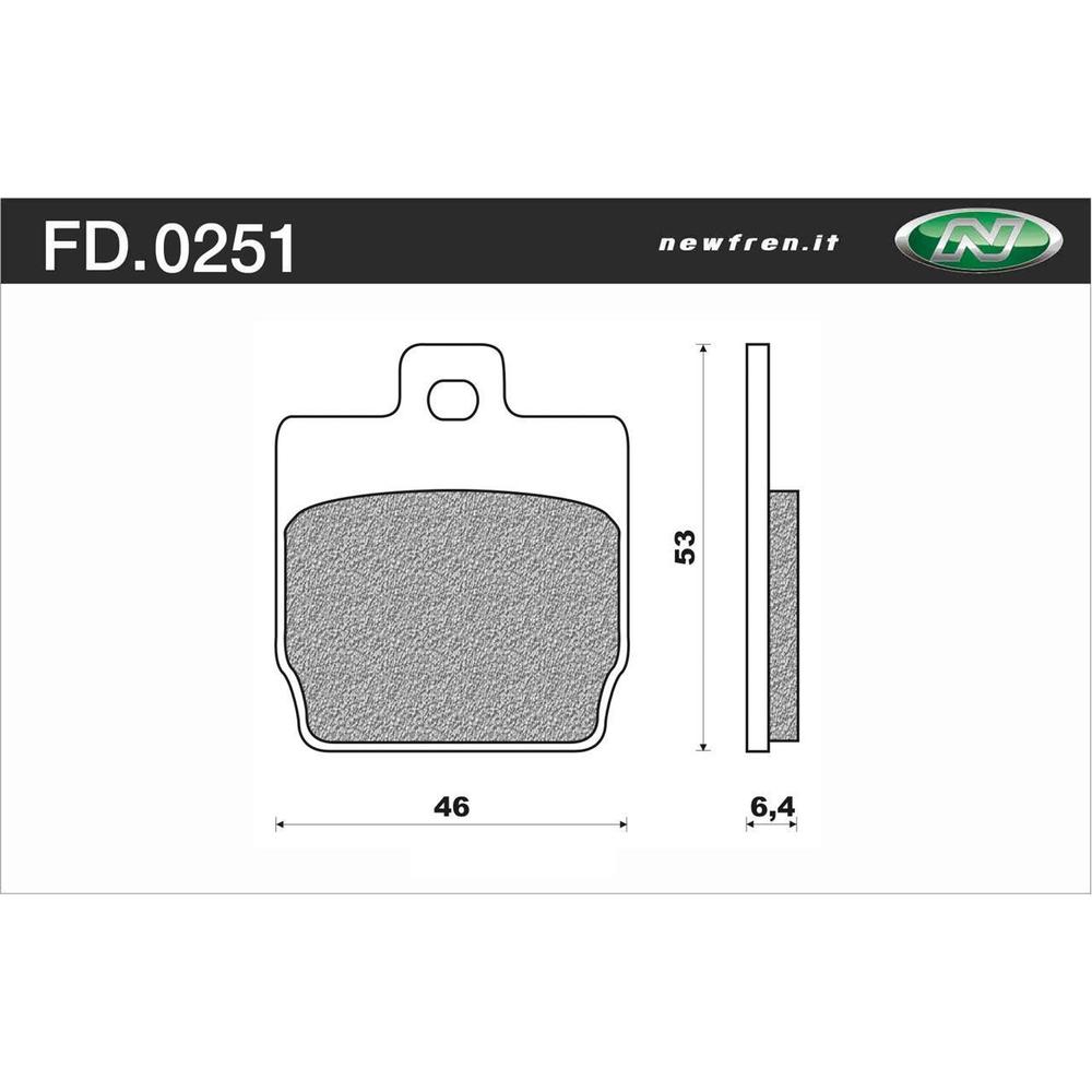 Newfren Brake Pads - Scooter Elite Organic